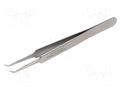 Tweezers; 115mm; for precision works; Blades: narrow,curved WELLER WEL.5BSAF