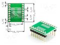Board: universal; double sided,multiadapter,prototyping; SO16 ROTH ELEKTRONIK GMBH RE932-04PIN