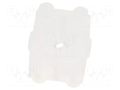 Spacer sleeve; LED; ØLED: 3mm,5mm; L: 5.1mm; natural; UL94V-2 BIVAR 465-200