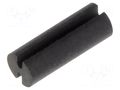 Spacer sleeve; LED; Øout: 3.7mm; ØLED: 3mm; L: 10mm; black; UL94V-0 BIVAR ELM4-10MM