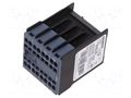 Auxiliary contacts; Size: S0,S00,S2; Leads: spring clamps; front SIEMENS 3RH2911-2HA20
