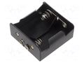 Holder; D,R20; Batt.no: 2; 6F22 type; black GOOBAY GOOBAY-11452