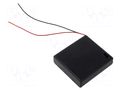 Holder; AA,R6; Batt.no: 4; cables; black; with switch,snapped-in GOOBAY GOOBAY-11473