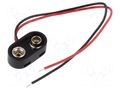 6F22 connector; 6F22,6LR61; Batt.no: 1; cables; 150mm GOOBAY GOOBAY-11997