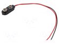 6F22 connector; 6F22,6LR61; Batt.no: 1; cables; 150mm GOOBAY GOOBAY-12483