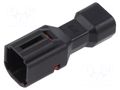 Connector: wire-wire; plug; male; DF62W; PIN: 3; straight; for cable HIROSE DF62WC-3EP-22C