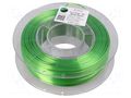 Filament: PLA Magic Silk; 1.75mm; mistic green; 195÷225°C; 300g ROSA 3D ROSA-4161