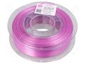 Filament: PLA Magic Silk; 1.75mm; pink dynamic; 195÷225°C; 300g ROSA 3D ROSA-4239