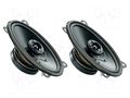 Car loudspeakers; two-way; 4x6"; 60W; 90÷17000Hz; 4Ω; 2pcs. PHONOCAR ALPHA66021