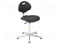 Cleanroom acces: chair; black; 470x440mm; 540÷795mm; 420x320mm RT WORK CLEANR-CHAIR-09