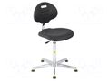 Cleanroom acces: chair; black; 470x440mm; 540÷795mm; 420x320mm RT WORK CLEANR-CHAIR-09