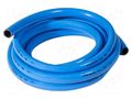 Hose; max.20bar; L: 1m; PVC,SBR; Gol Blue; Tube in.diam: 25mm; blue PNEUMAT GOL-BLUE-25