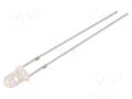 LED; UV; 30°; 10mA; 225mW; 400÷410nm; 10÷15VDC; THT; Front: convex OPTOSUPPLY OSV5DL3131A-12V