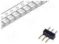 Connector: pin strips; pin header; male; PIN: 3; horizontal; SMT GCT BC034-03-A-V-0150