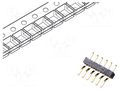 Connector: pin strips; pin header; male; PIN: 6; horizontal; SMT GCT BC034-06-A-V-0150