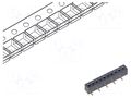 Connector: pin strips; socket; female; PIN: 10; vertical; SMT; 1mm GCT BC070-10-A-1-L-C