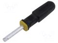 Screwdriver handle; Holder: square; 1/4"; 140mm PROXXON PR23702