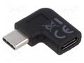 Adapter; USB 3.0; USB C socket,USB C angled plug left/right GOOBAY GOOBAY-45402