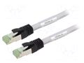 Patch cord; S/FTP; Cat: Cat 8; RJ45 plug,both sides; stranded; Cu GOOBAY GOOBAY-55139