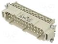 Connector: HDC; contact insert; male; EPIC H-BE; PIN: 24; 16A; 500V LAPP 10196100
