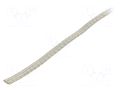 Braids; tape; Thk: 0.51mm; W: 4.76mm; 25A; 15AWG; 30.5m; 100ft ALPHA WIRE 1230-SV005