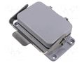 Enclosure for connectors: HDC; size 104.62; for panel mounting ILME CHI48LS