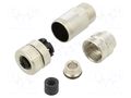 Connector: M12; female; 713; 250V; IP67; for cable; screw terminal BINDER 99-1430-814-04