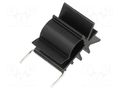 Heatsink: extruded; grilled; TO220; black; L: 20mm; W: 20mm; H: 28mm ALUTRONIC CK960/20/SE