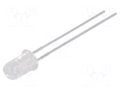 LED; red; 5mm; 30°; Front: convex; 1.8÷2.4VDC; No.of term: 2 BROADCOM (AVAGO) HLMP-EG3E-QT000
