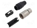 Connector: XLR; plug; female; XX-14; 16A; PIN: 3; straight; for cable NEUTRIK NTR-NC3FXX-14-D