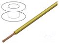 Wire; H05V-K,LgY; stranded; Cu; 2.5mm2; PVC; gold metallic; 50m BQ CABLE LGY2.5-GA