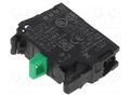 Contact block; 22mm; 45; -25÷70°C; front fixing; screw terminals EAO 45-311.1Z10