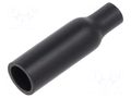 Heat shrink cap; glued; 3: 1; 6.35mm; L: 28.4mm; black; polyolefine TE Connectivity PD-CAP-1/4-0