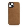 iCarer Oil Wax Premium Leather Case magnetic leather iPhone 14 case with MagSafe brown (WMI14220701-TN), iCarer 6975092684985 6975092684985
