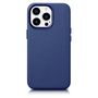 iCarer Case Leather Cover Genuine Leather Case for iPhone 14 Pro Max blue (WMI14220708-BU) (MagSafe compatible), iCarer 6975092685401