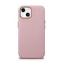 iCarer Litchi Premium Leather Case iPhone 14 Magnetic Leather Case with MagSafe Pink (WMI14220709-PK), iCarer 6975092685456 6975092685456