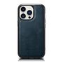 iCarer Leather Oil Wax case covered with natural leather for iPhone 14 Pro blue (WMI14220718-BU), iCarer 6975092685913 6975092685913
