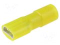 Terminal: flat; 6.3mm; 0.8mm; female; 5.5mm2; crimped; for cable NICHIFU TMDN630855-FA