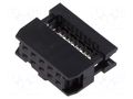 Connector: IDC; plug; female; PIN: 10; straight; IDC; 2.54mm; 2x5 AMPHENOL COMMUNICATIONS SOLUTIONS T812-1-10-TRAY