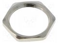 Nut; PG16; lead free; brass; Thread: PG; Plating: nickel; SKINDICHT® LAPP LP-52003530LF