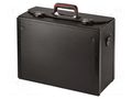 Case; tool case; black; polyetylene,natural leather; top line PARAT PAR-17000581