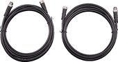 M8 circular connector Male/Female 3 pole cable 3m (bag of 2) ASS030560300 8719076019886