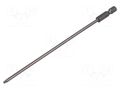 Screwdriver bit; Torx®; TX10; Overall len: 150mm FELO FL03610010