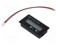 Voltage indicator; VDC: 8÷70V; battery packs Jinghua Electronics JS-C32-2B