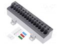 Splice terminal: distribution block; Entrelec TE Connectivity 1SNL407611R0000