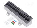 Splice terminal: distribution block; Entrelec TE Connectivity 1SNL407611R0000