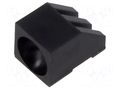 LED housing; 5mm; black; UL94V-2; polyamide; No.of diodes: 1 BIVAR 909-235BK