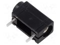 Connector: 4mm banana; socket; 24A; 24mm; black; silver plated MUELLER ELECTRIC BU-164-0