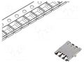 Connector: for cards; Nano SIM; push-pull,with peg; SMT; PIN: 6 GCT SIM8051-6-0-14-01A