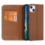 Dux Ducis Skin X2 case for iPhone 14 Plus case with magnetic flap brown, Dux Ducis 6934913034521 6934913034521